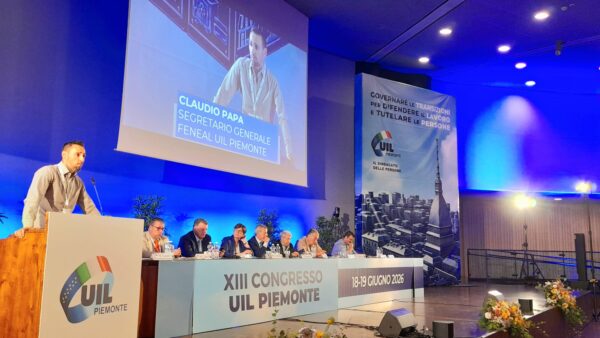 Claudio Papa al XIII Congresso Uil Piemonte